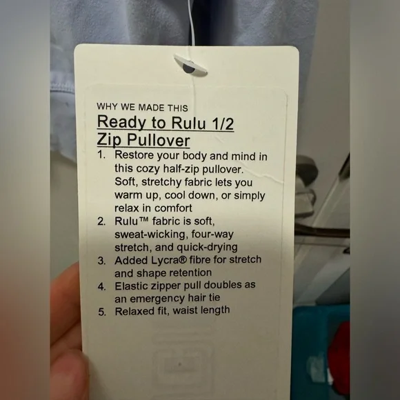 Lululemon half zip pullover - Picture 3 of 4